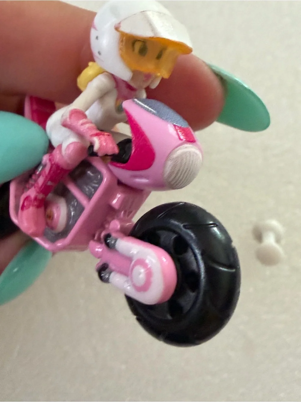 The Hot Wheels Mario Kart 4 Pack Super Mario Bros Movie featuring Princess Peach